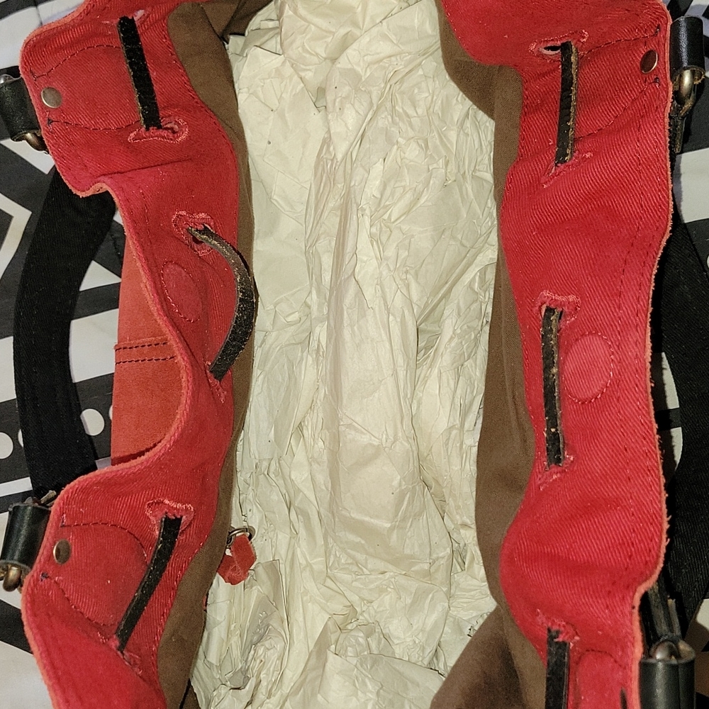 Lucky Brand Suede Leather Shoulder Bag - Picture 11 of 16